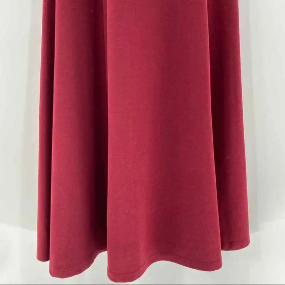 Lulu's Crazy About You Burgundy Lace Backless Maxi Dress Gown Formal Size Small - Picture 7 of 9